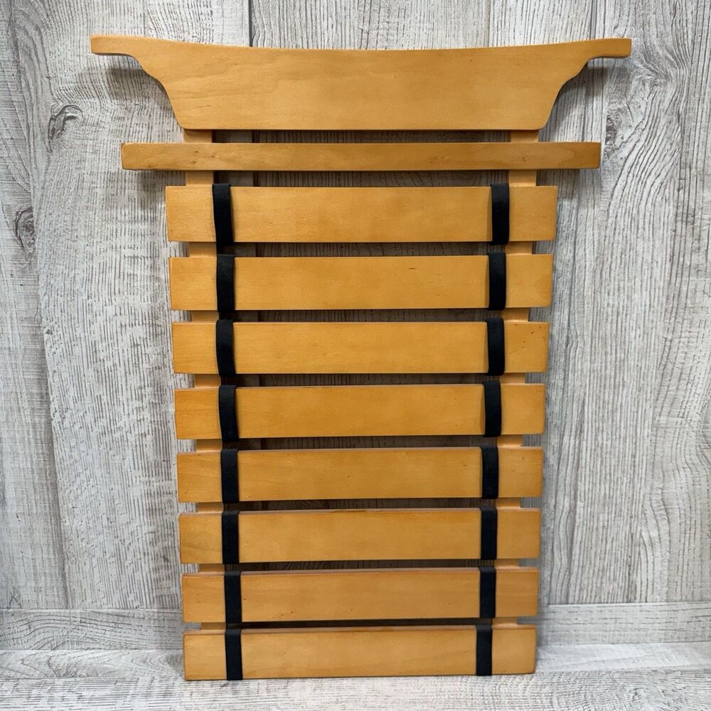 KidKraft Wooden Martial Arts 8 Belt Holder Wall-mounted Display 24" x 14" Karate